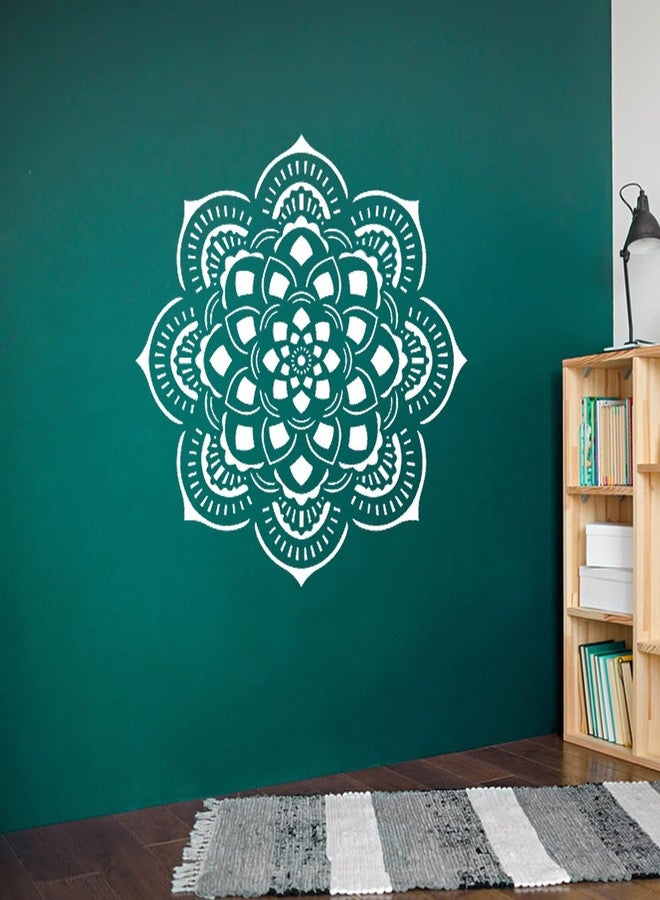 ARandNJ Stencils for Wall Painting Pack of 1 (Size:- 16X24 Inch) Pattern Theme - Mandala DIY Reusable Design Suitable for Home Wall Decor - Image 4